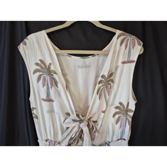 Roller Rabbit Womens Multicolor Morjim Palm Emanelle Jumpsuit Medium - Picture 11 of 13